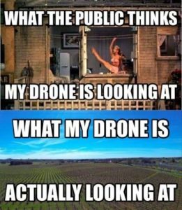 flying drones in Charleston meme